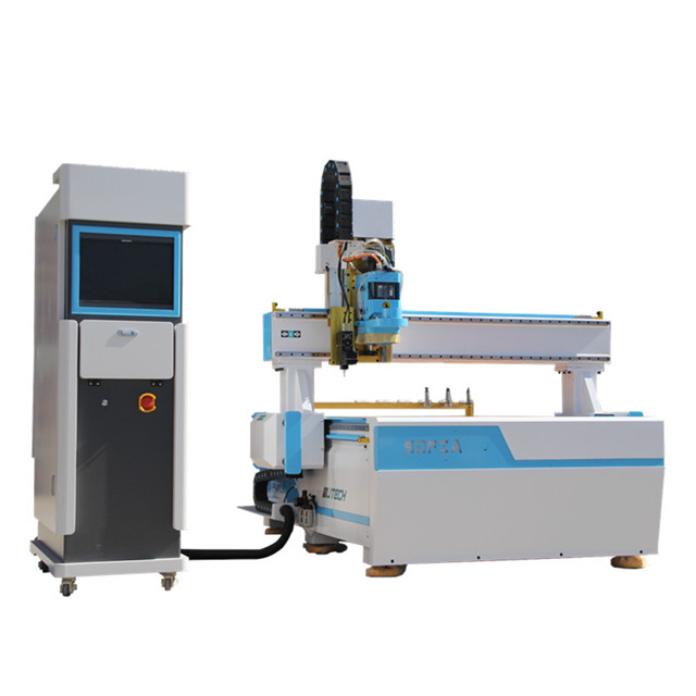 Máquina de corte Oscilating CNC de enrutador CNC de ATC lineal para cartón