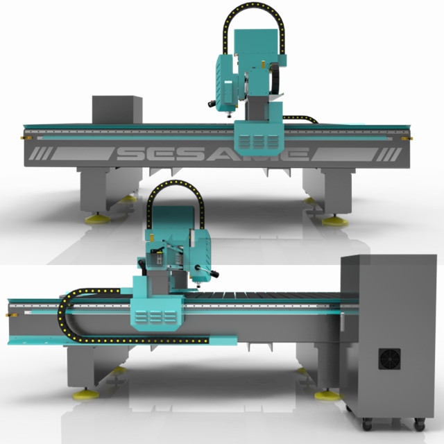 Enrutador Cnc 1325, cortadora de cuchilla tangencial oscilante CCD para tablero KT de cuero