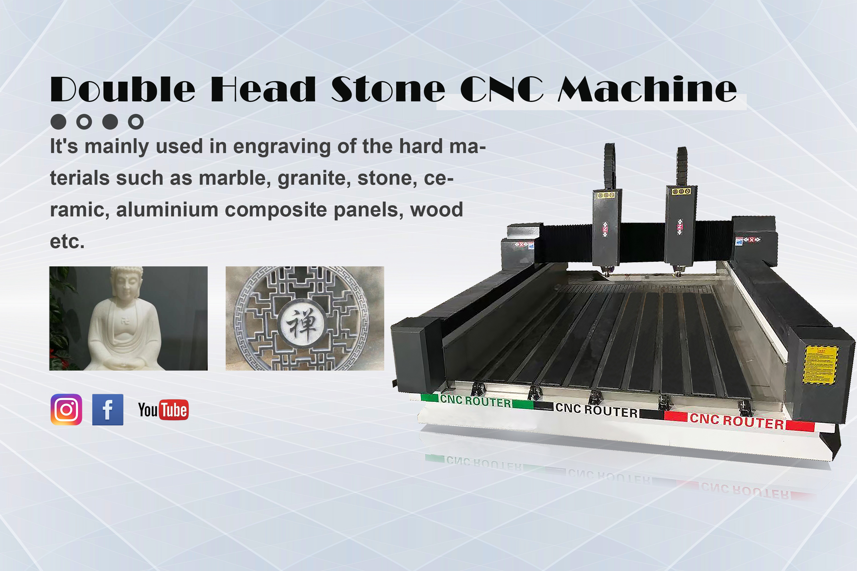 enrutador cnc de piedra