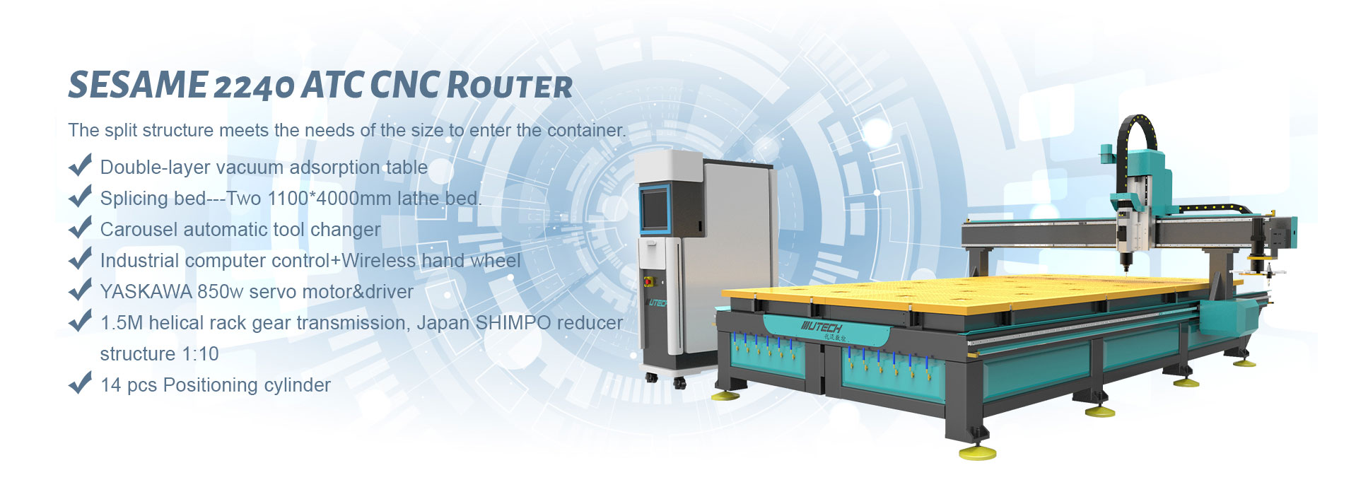 Enrutador CNC ATC