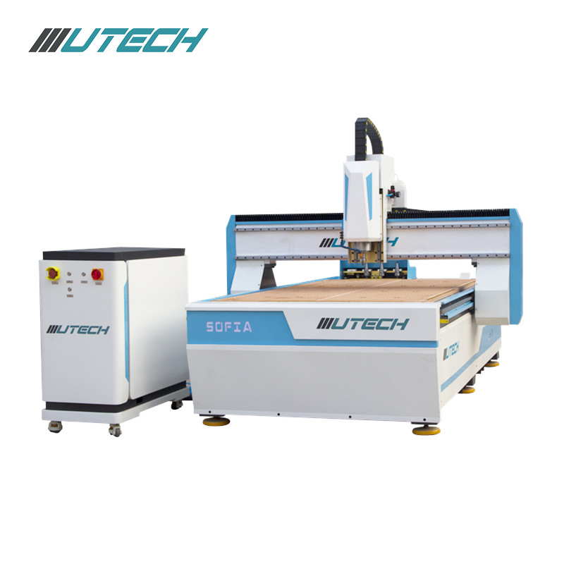 Enrutador Cnc ATC de 4 ejes para orificios de perforación laterales de muebles para orificios de perforación laterales de muebles 1212 1224 enrutador de madera Cnc