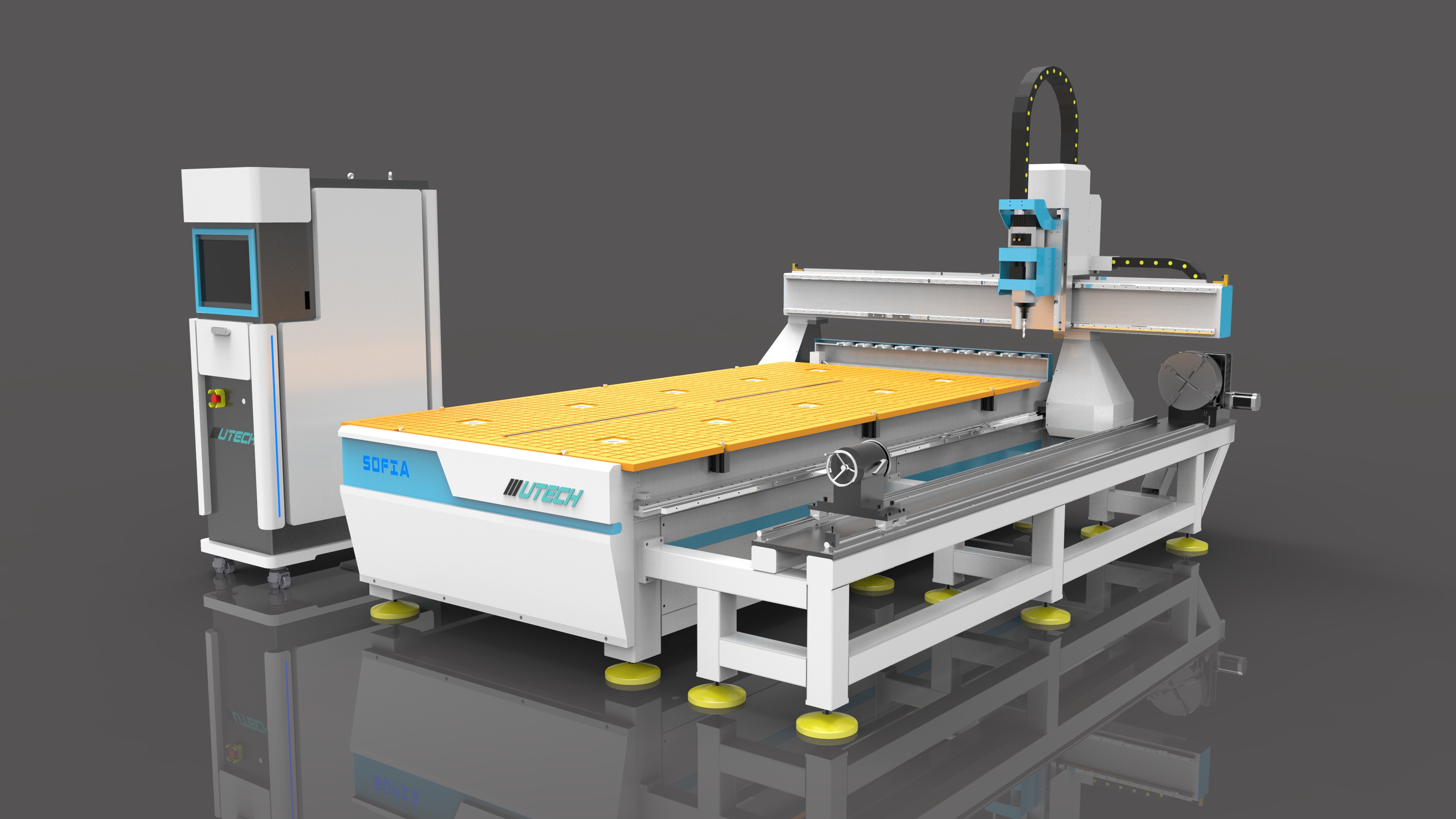 CNC ATC de 4º eje